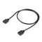 3 Pin 5V Motherboard AURA RGB PC Cooling Extension Cable for Asus, Length: 50cm (Black)