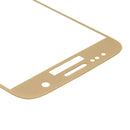 For Galaxy S7 / G930 0.26mm 9H Surface Hardness 3D Explosion-proof Colorized Silk-screen Tempered Glass Full Screen Film(Gold)