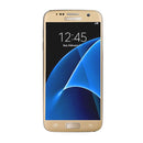 For Galaxy S7 / G930 0.26mm 9H Surface Hardness 3D Explosion-proof Colorized Silk-screen Tempered Glass Full Screen Film(Gold)