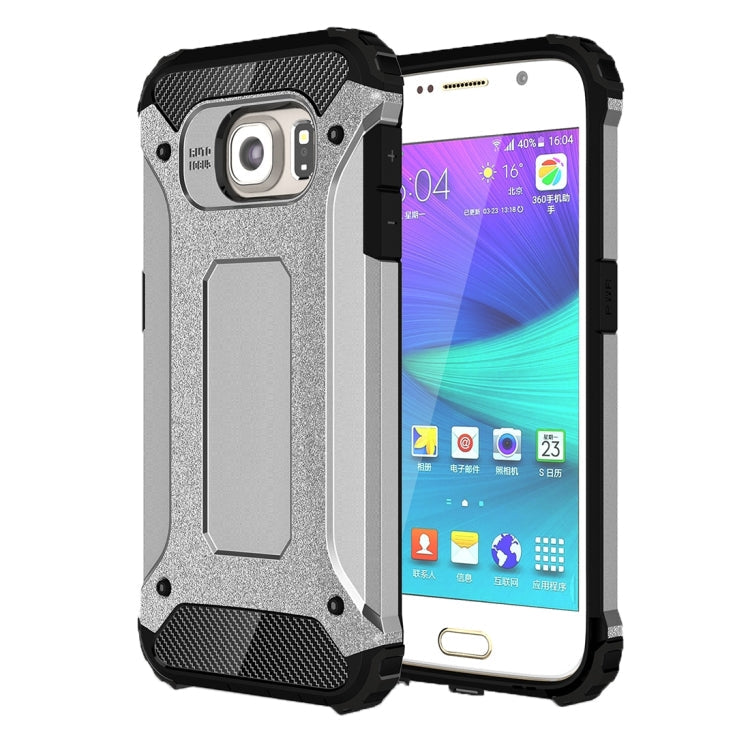 For Galaxy S6 / G920 Tough Armor TPU + PC Combination Case (Silver)