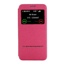 For Galaxy S7 Edge / G935 Horizontal Flip Leather Case with Holder & Call Display ID (Magenta)