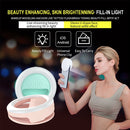 RK34 Rechargeable Beauty Selfie Light Selfie Clip Flash Fill Light (Black)