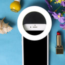 RK14 Anchor Beauty Artifact 3 Levels of Brightness Selfie Flash Light with 33 LED Lights, For iPhone, Galaxy, Huawei, Xiaomi, LG, HTC and Other Smart Phones(Black)