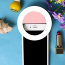 RK14 Anchor Beauty Artifact 3 Levels of Brightness Selfie Flash Light with 33 LED Lights, For iPhone, Galaxy, Huawei, Xiaomi, LG, HTC and Other Smart Phones(Pink)