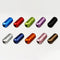 10 PCS Aluminum Metal Capsule Buckle Non Binding Shoe Lace Accessories (Black)