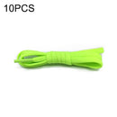 10 PCS Stretch Spandex Non Binding Elastic Shoe Laces (Green)