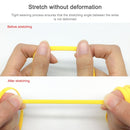 10 PCS Stretch Spandex Non Binding Elastic Shoe Laces (White)