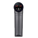 Fitness Mini Body Massage Band Massage Guns Portable USB Rechargeable Deep Tissue Muscle Massager With 8 Massage Heads & Portable Storage Bag, Specifications: Touch Screen(Black)