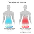 Women Menstrual Cramp Relief Pain Health Care Warm Uterus Belt Heat Moxibustion and Nuan Gongbao Hot Compress(Pink)