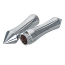 Motorcycle Spike Chrome Handlebar Moto Grips 7/8