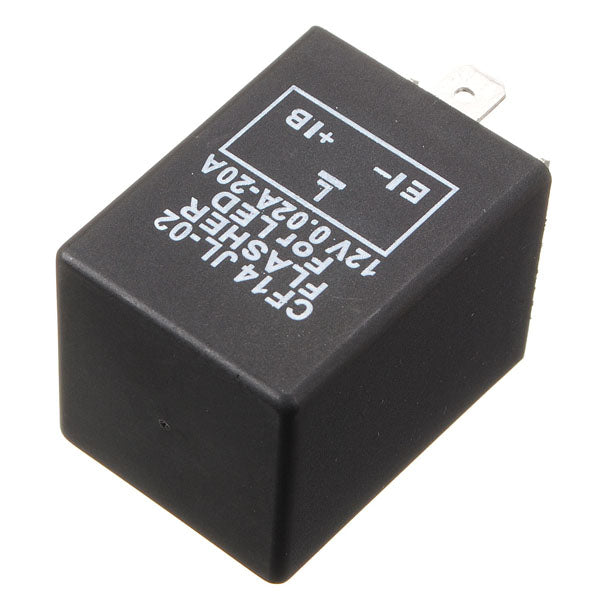 Car Motorcycle 12V Electronic LED Relay Fix Blinker Flasher Indicator