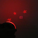 LED Laser Projector 3 color Night Light Alarm Clock