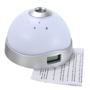 LED Laser Projector 3 color Night Light Alarm Clock
