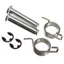 Front Foot Pegs Black For Kawasaki Honda Yamaha