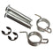 Front Foot Pegs Black For Kawasaki Honda Yamaha
