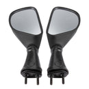 Motorcycle Rear View Mirrors Black For Kawasaki Ninja 650R