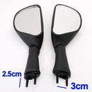 Motorcycle Rear View Mirrors Black For Kawasaki Ninja 650R