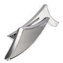 Motorcycle Rear View Mirrors Chrome Triangular Leaves 8mm 10mm For Honda Harley