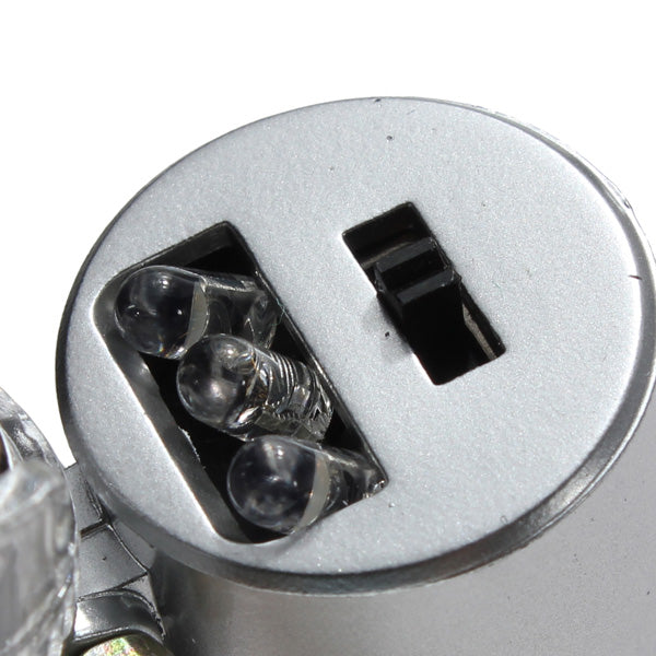 Mini Pocket LED 60X Microscope Magnifier Loupe Jewelry