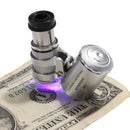 Mini Pocket LED 60X Microscope Magnifier Loupe Jewelry