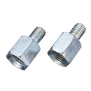 8Pcs Motorcycle Rear View Mirror Adapters Screws 10mm to 8mm
