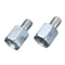 8Pcs Motorcycle Rear View Mirror Adapters Screws 10mm to 8mm