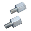 8Pcs Motorcycle Rear View Mirror Adapters Screws 10mm to 8mm