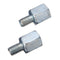 8Pcs Motorcycle Rear View Mirror Adapters Screws 10mm to 8mm