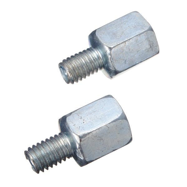 8Pcs Motorcycle Rear View Mirror Adapters Screws 10mm to 8mm