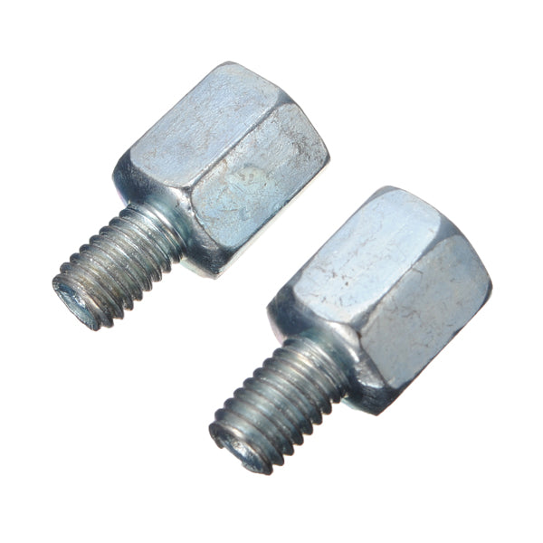 8Pcs Motorcycle Rear View Mirror Adapters Screws 10mm to 8mm