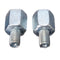 8Pcs Motorcycle Rear View Mirror Adapters Screws 10mm to 8mm