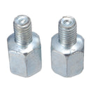 8Pcs Motorcycle Rear View Mirror Adapters Screws 10mm to 8mm