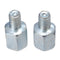 8Pcs Motorcycle Rear View Mirror Adapters Screws 10mm to 8mm