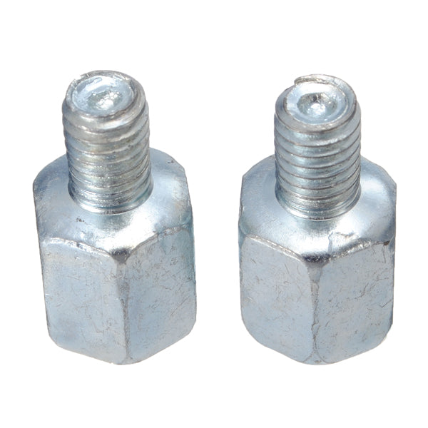 8Pcs Motorcycle Rear View Mirror Adapters Screws 10mm to 8mm