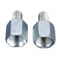 8Pcs Motorcycle Rear View Mirror Adapters Screws 10mm to 8mm
