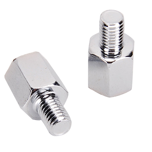 8Pcs Motorcycle Rear View Mirror Adapters Screws 10mm to 8mm