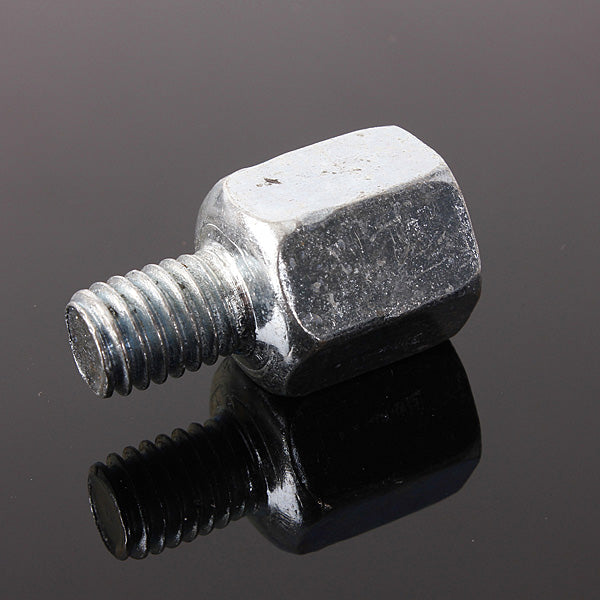 8Pcs Motorcycle Rear View Mirror Adapters Screws 10mm to 8mm