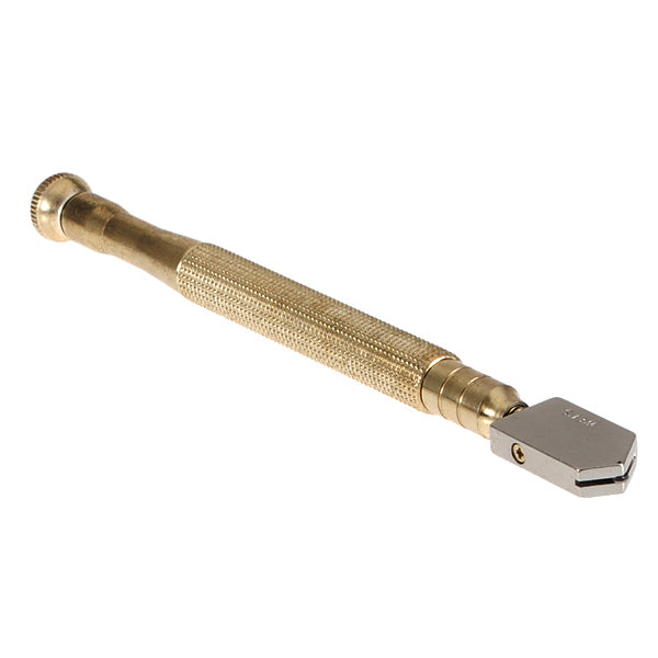 Oil Feed Anti Slip Handle Steel Blade Glass Cutter Tool