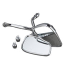 8mm 10mm Universal Motorcycle Chrome Skull Claw Side Rear View Mirrors