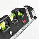 Loskii DX-013 Multipurpose Laser Level Horizontal Vertical Measure Tape Aligner Ruler 3 Bubbles