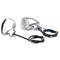 4pcs Front Rear LED Turn Lights Amber With 39mm Fork Clamp Silver For Harley