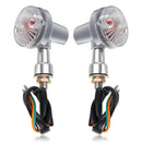 Universal Front Rear Motorcycle Turn Signals Indicators Amber Lights Lamp