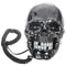 Unique Black Skull Skeleton Shaped Land Line Telephone