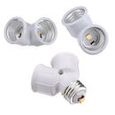 E27 screw Base Light LED Lamp 1 to 2 Split Adapter Conversion Socket