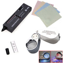 NEW 40X Metal Jeweller LED Microscope Magnifier Loupe  UV