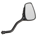 Chrome Motorcycle Skull Mirror For Harley Softail Dyna Black