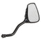 Chrome Motorcycle Skull Mirror For Harley Softail Dyna Black
