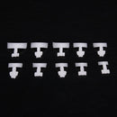 500x White French False Acrylic 3D Nail Art Tips Decoration