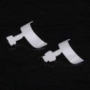500x White French False Acrylic 3D Nail Art Tips Decoration