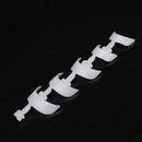 500x White French False Acrylic 3D Nail Art Tips Decoration